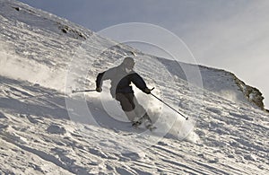 Freeride skier