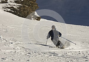 Freeride skier