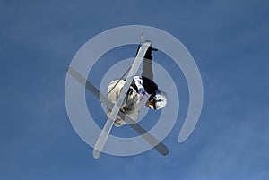 Freestyle skier in les Arcs photo