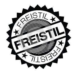 Freestyle stamp in german