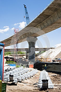 Freeway construction