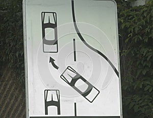 Freeway or highway traffic jam