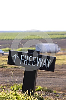 Freeway Sign