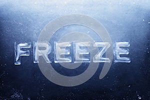 Freeze photo