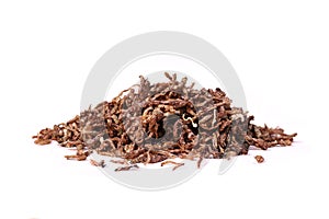 Freeze dried bloodworms fish food for aquarium