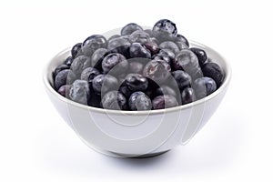 Freeze dried blueberry fruits. Generate Ai