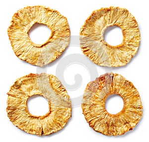 Freeze dried pineapple slices