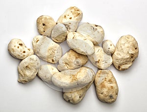 Freeze-dried traditional potatoes from Peru.