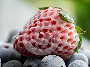 Freeze of Strawberry and Blueberry