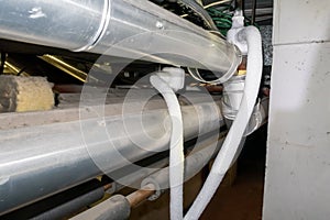 Freeze water pipes with freezer