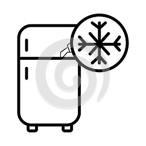 Freezer cold icon