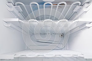 Freezer is defrosted to clean