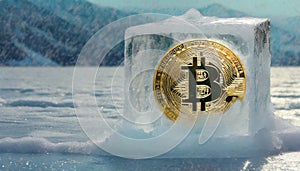 Freezing Bitcoin in a block of ice
