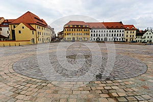 Freiberg castle square photo
