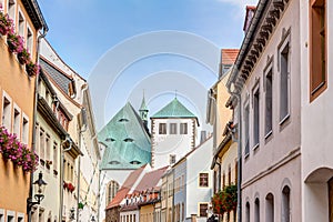 Freiberg old town photo