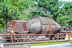 Freight cars, tank cars, torpedo cars,