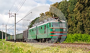Freight electric train