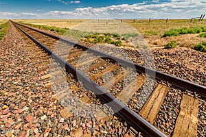 Freight line railroad tracks