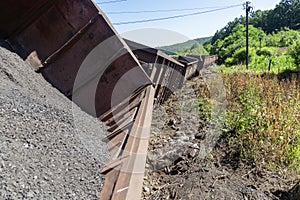 Freight train derailment 3