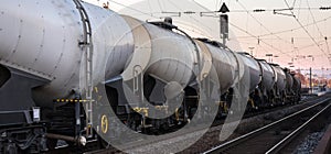Freight train fluid cargo cars