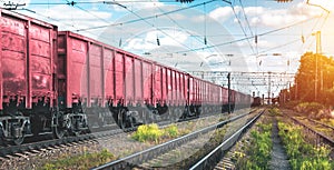 Freight trains - Cargo transportation