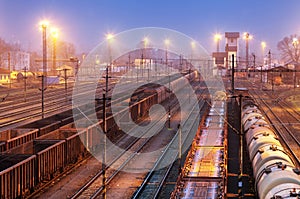 Freight trains - Cargo transportation, Railway