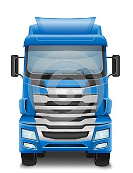 freight truck car delivery cargo anl big vector illustration