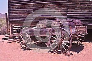 Freight Wagon With antique Trunks