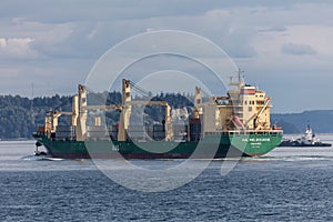 Freighter in Elliot Bay
