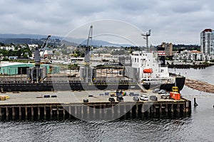 Freighter in Nanaimo Dry Dock