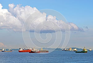 Freighters in the Afternoon