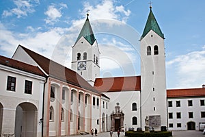 Freising Cathedral, also calles Saint Mary and Corbinian Cathedral, in Freising, Bavaria, Germany