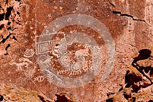 Fremont Indian State Park Petroglyphs photo