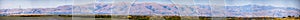 Fremont mountains panorama 70 megapixels taken from mountain view