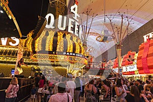 Fremont Street in Las Vegas, June 21, 2013.