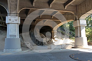 Fremont Troll Underpass.