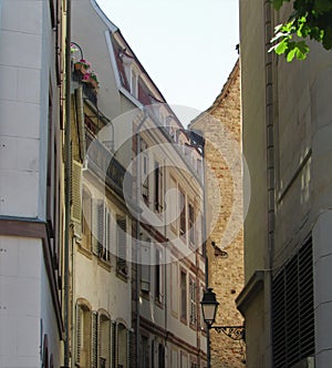 French alley in Strasbourg