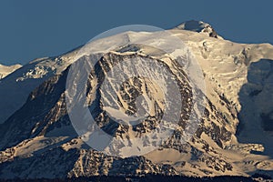 French Alps. Mont Blanc massif