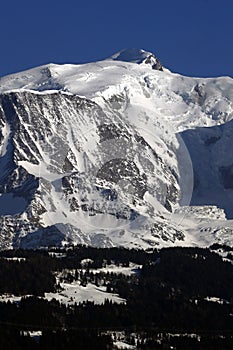 French Alps. Mont Blanc massif