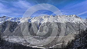 The French Alps near Chamonix