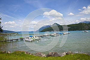 French Annecy lake