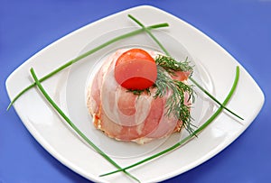French appetizer - pate, terrine