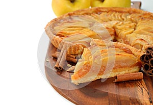 French apple tart photo