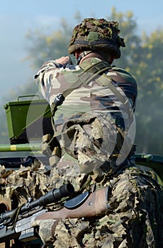 French army soldiers