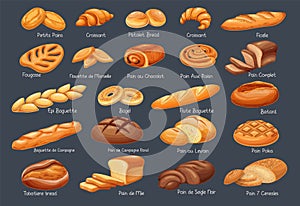 French bread bakery product