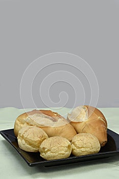 French bread wheat baguette caloric food carbohydrate breakfast healthy snack photo