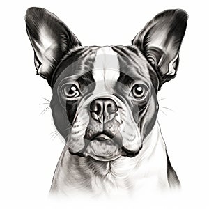 French Bulldog Dog Face Drawing By Ilovedotcomjpg