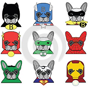 French bulldog Dog Superheros