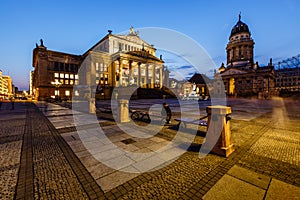 French Cathedral and Concert Hall on Gendarmenmarkt Square