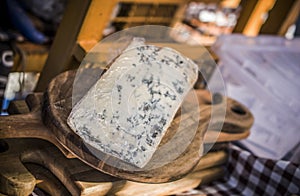 French cheese with blue mould